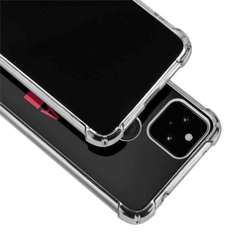 NFL Atlanta Falcons Black Performance Series Google Pixel 5 Clear Case